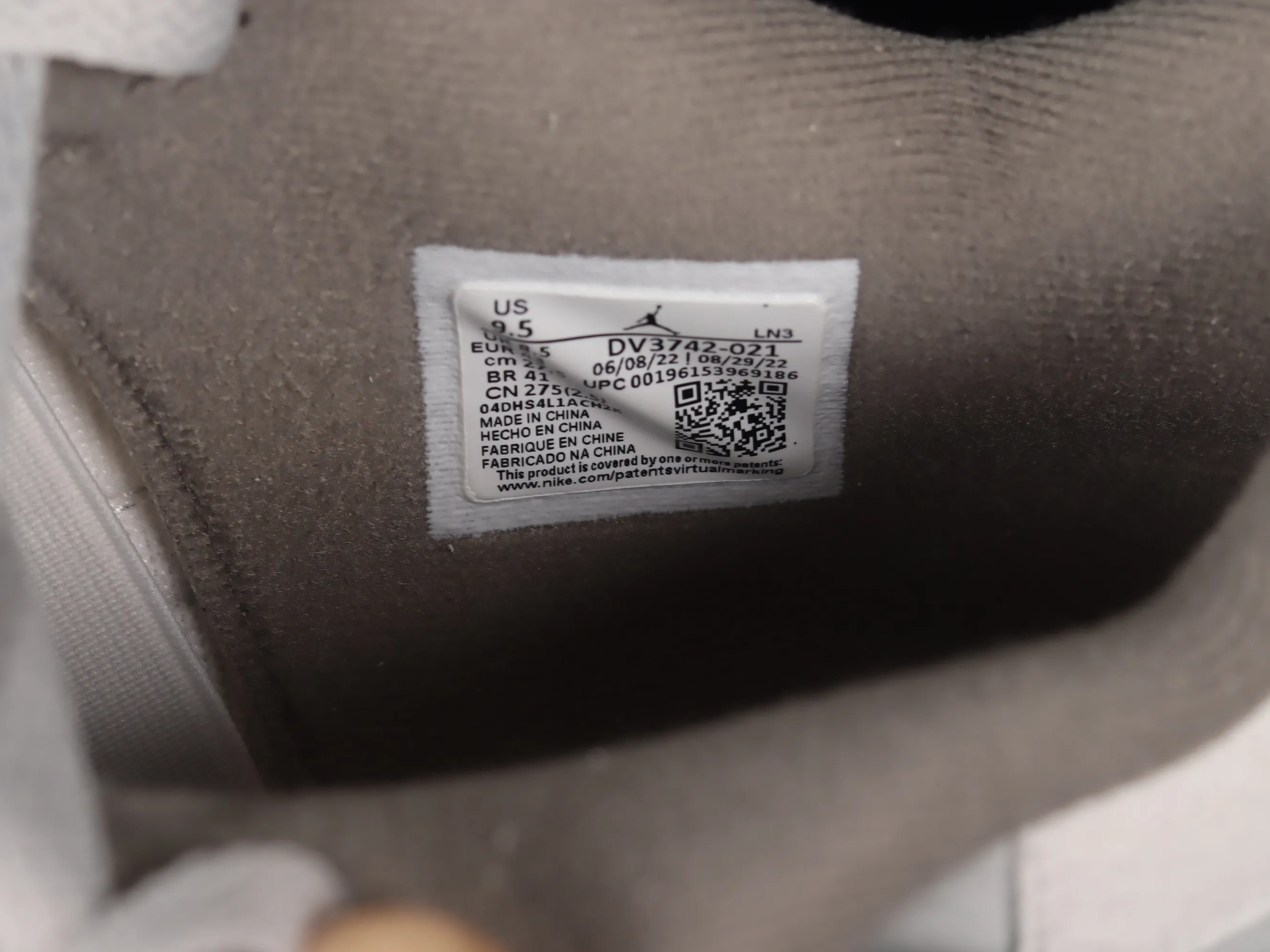All categories Air Jordan Jordan series basketball shoes Air Jordan 4 foreign trade version Air Jordan 4 Retro "Craft" AJ4 Joe 4 gray cement DV3742-021